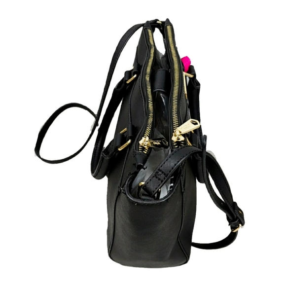 NWOT - TRINA TURK BLACK SHOULDER/CROSSBODY BAG - Picture 8 of 9